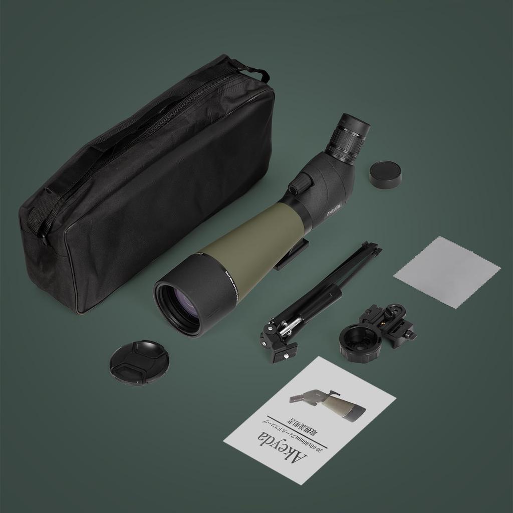 Akeyda Field Scope Telescope Bird Watching Telescope High Magnification Monocular High Magnification Smartphone Telescope Spotting Scope Archery Bird