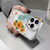 Butterfly Sunflower Phone Case For iPhone 16 Pro Max 17 Air 16 15 Pro 14 13 12 11 14 Plus Shockproof Silicone Funda Cover