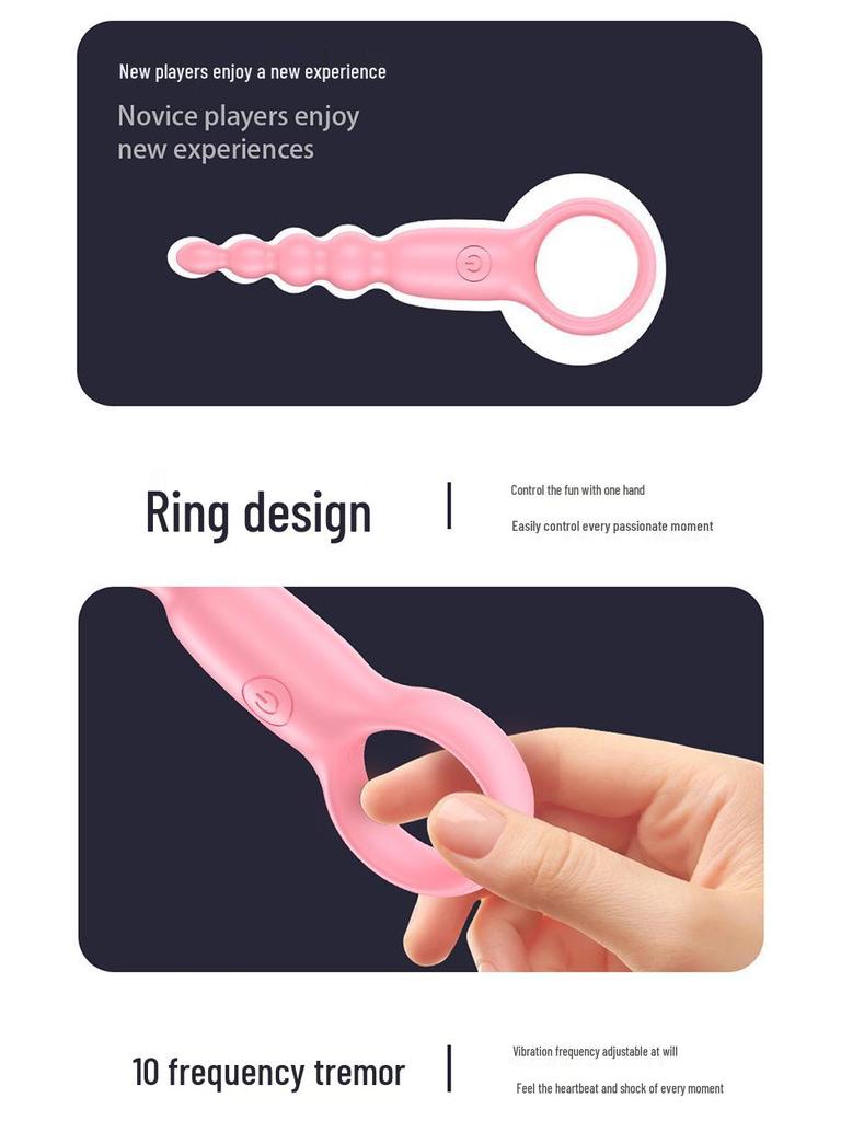Mini Anal Vibratorperlen: Unisex erotischer elektrischer Masturbator-Stab