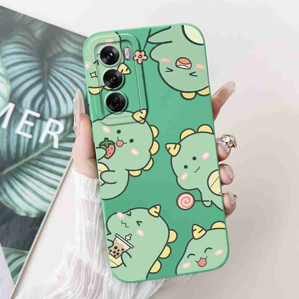 Silicone Case For Oppo Reno12 5G Colorful Small Cat Soft Cover For Oppo Reno 12 F 12F Reno12 FS 5G Protectors Cases Coque