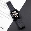 Carbon Fiber Watch Band for Apple Watch Ultra 3 2 1 49mm/Series 11 10 46mm/9 8 7 45mm/SE3 SE2 SE 6 5 4 44mm/3 2 1 42mm Magnetic Wrist Strap