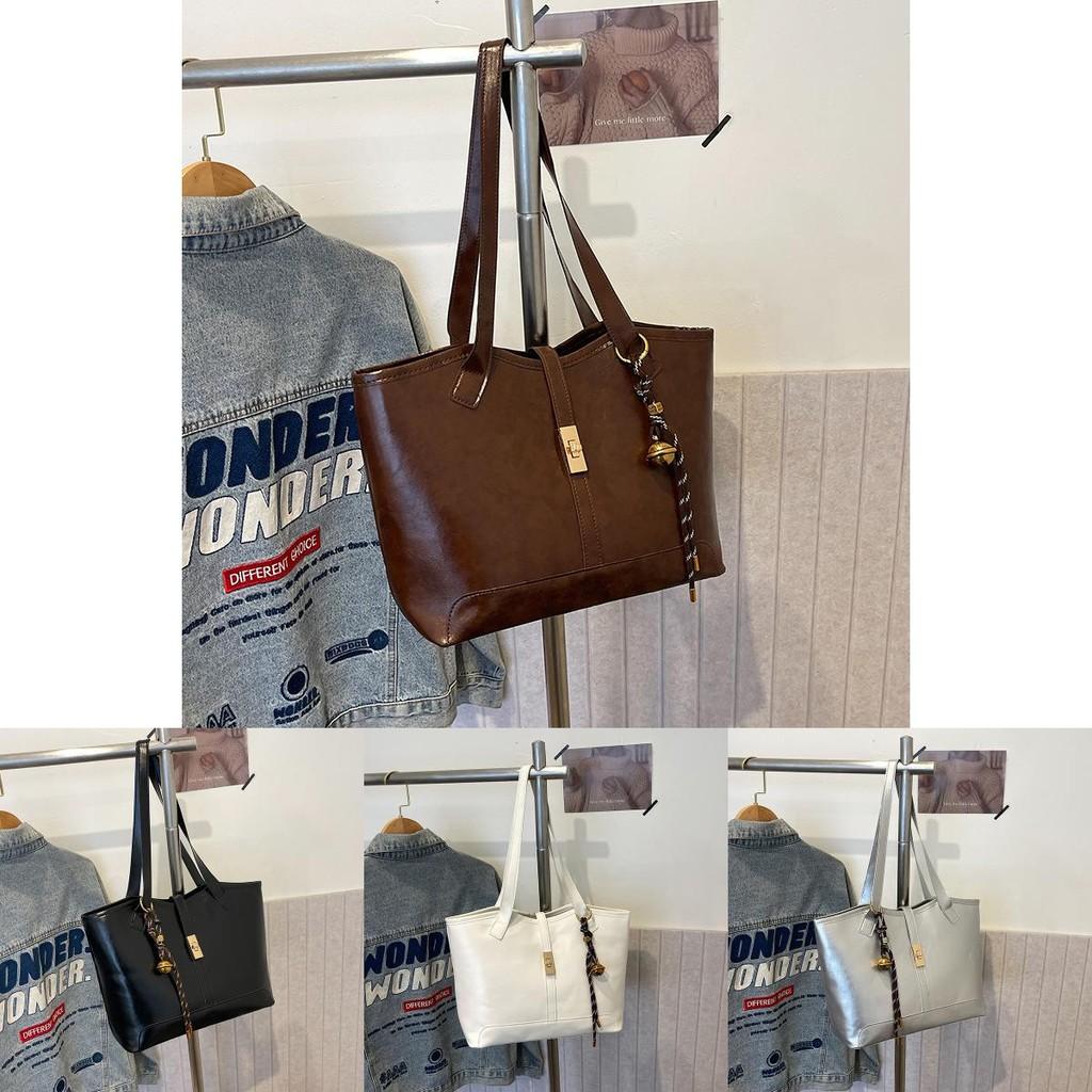 Trendy Black White Silver Coffee Tote Bag For Women With Unique Casual Design