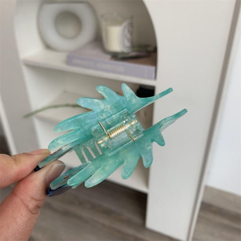 Goldfish Acetate Ocean Animal Hair Claw Colorful Acetic Acid Hairpin Sweet Fish Grab Clip  Vacation