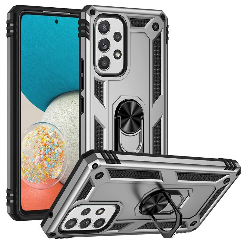 For Samsung Galaxy A53 A23 A33 A73 5G Deksel Armor Støtsikkert Coque For Samsung A53 A 23 33 53 73 Magnetisk Bilholder Ringdeksel