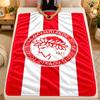 Flannel BlanketOlympiacos Warm Soft Throw Blanket for Indoor Sofa Bed Living Room Use