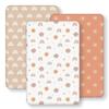 Soft Cotton Crib Fitted Sheet Baby Nursery Bedding Set Pure Color Breathable Double Layer Infant Bed Cover