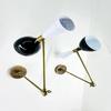Pair of Brass Stilnovo Modern Diabolo Wall Sconces – Contemporary Wall Lamp Fixtures