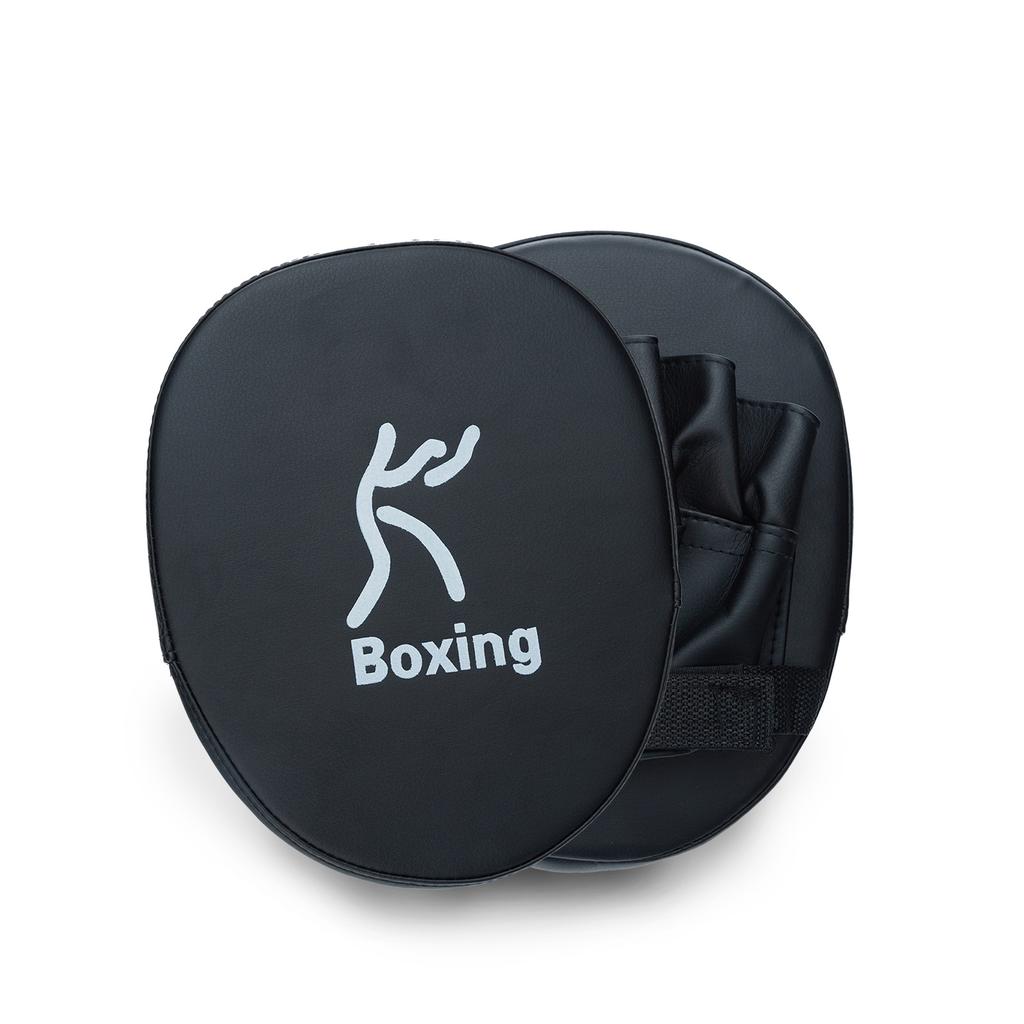 Boxhandschuh, PU-Leder, dicker Schaumstoff, gebogenes Fokus-Zielpolster, Kickboxen, Muay Thai, Karate