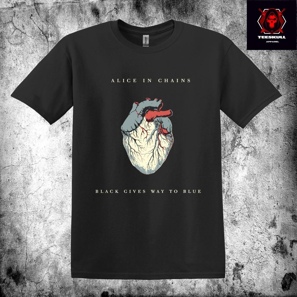 Alice In Chains Heavy Metal Rock Band Tee Heavy Cotton Unisex T-shirt S3XL