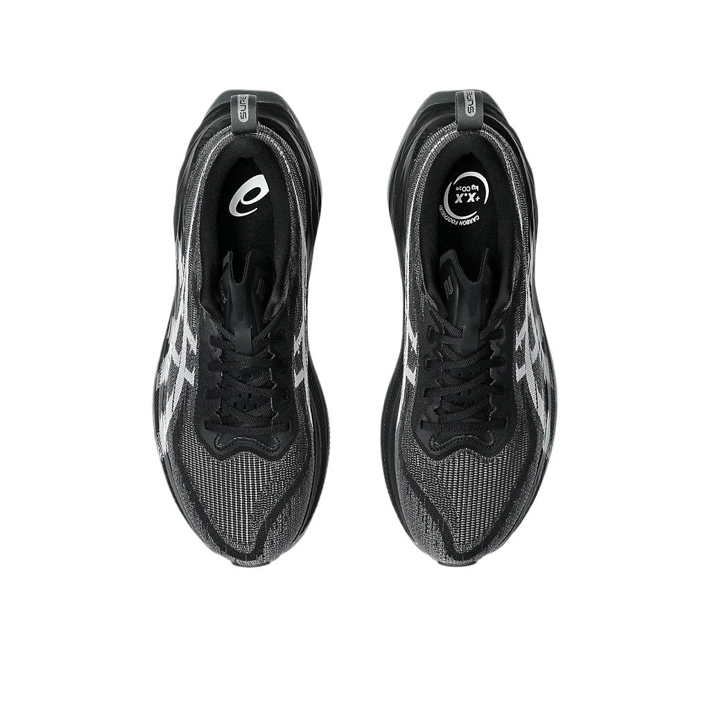Asics SUPERBLAST 2 Anti Slip Wear Resistant Low Top Running Shoes Unisex Black White