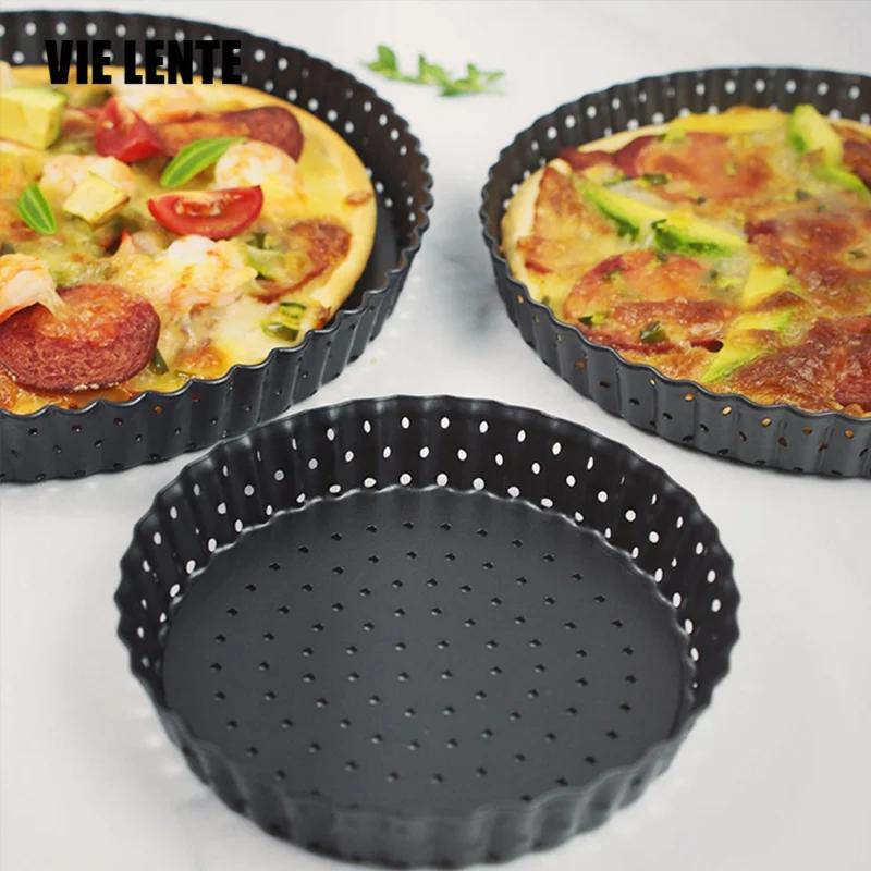 Perforated Cake Pan PIZZA Pan Non-Stick Fruit Pie Cake Molds Baking Pan Bottom Baking Tray Bakeware Tools