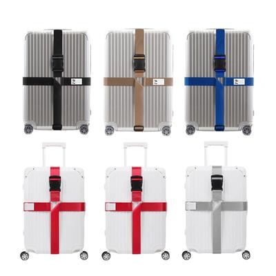 Durable Nylon Travel Bag Straps Convenient Luggage Belts with Buckles Prevent Sliding & Protect Your Luggage with Ease