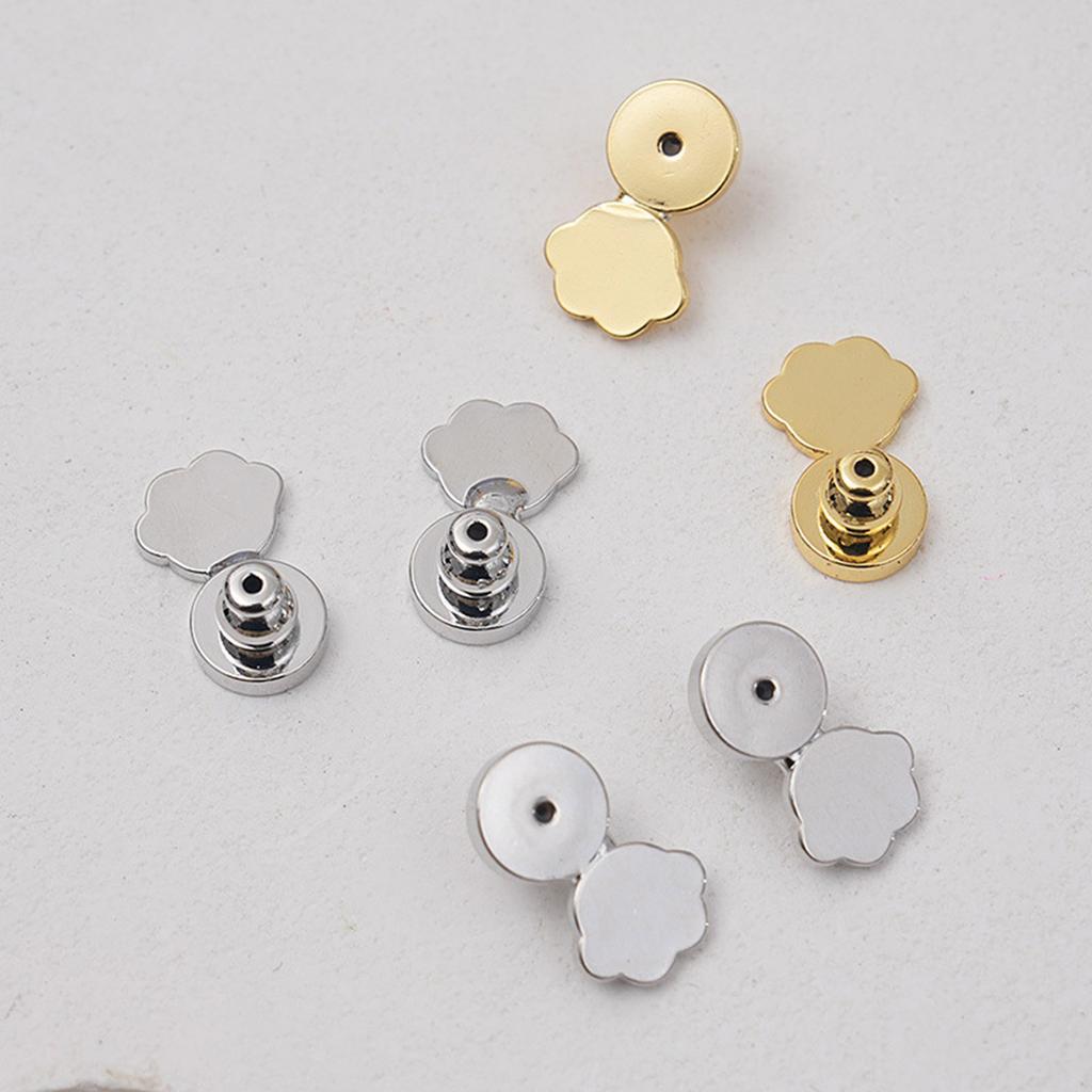 Secure Heavy Earring Support Backs For Droopy Earlobes Adjustable Silicone Earring Backings Comfortable Hypoallergenic Jewelry Accessories