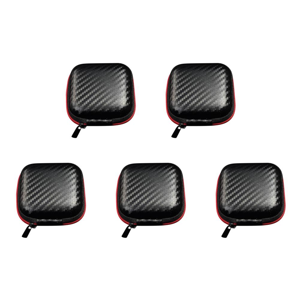 1-20PCS Earphone Bags EVA Storage Box Portable Wired Earphone Case Anti-Pressure Anti-fall Earbuds Charging Cable Carrying Bags
