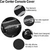 NBTEPEM Bling Car Center Console Cover, Leather Middle Console Cover With 2 Storage Bags, Universal Arm Rest Cover Protector, Bling Car Accessories