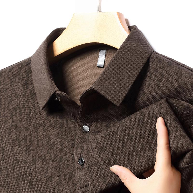 Men's Fashion Versatile Long Sleeve Polo Shirt - Spring & Autumn Style