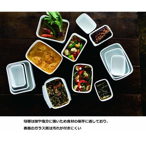 Fuji Horo Deep Storage Container, LL Size, 2.3L, Canister with Lid, Induction Cooktop, Oven, and Freezer Compatible, KE-DLL LW, White