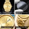 OPK 6022 Men's Luxury Watch Original Dual Calendar Stainless Steel Waterproof Business High Quality Man Quartz Wristwatch