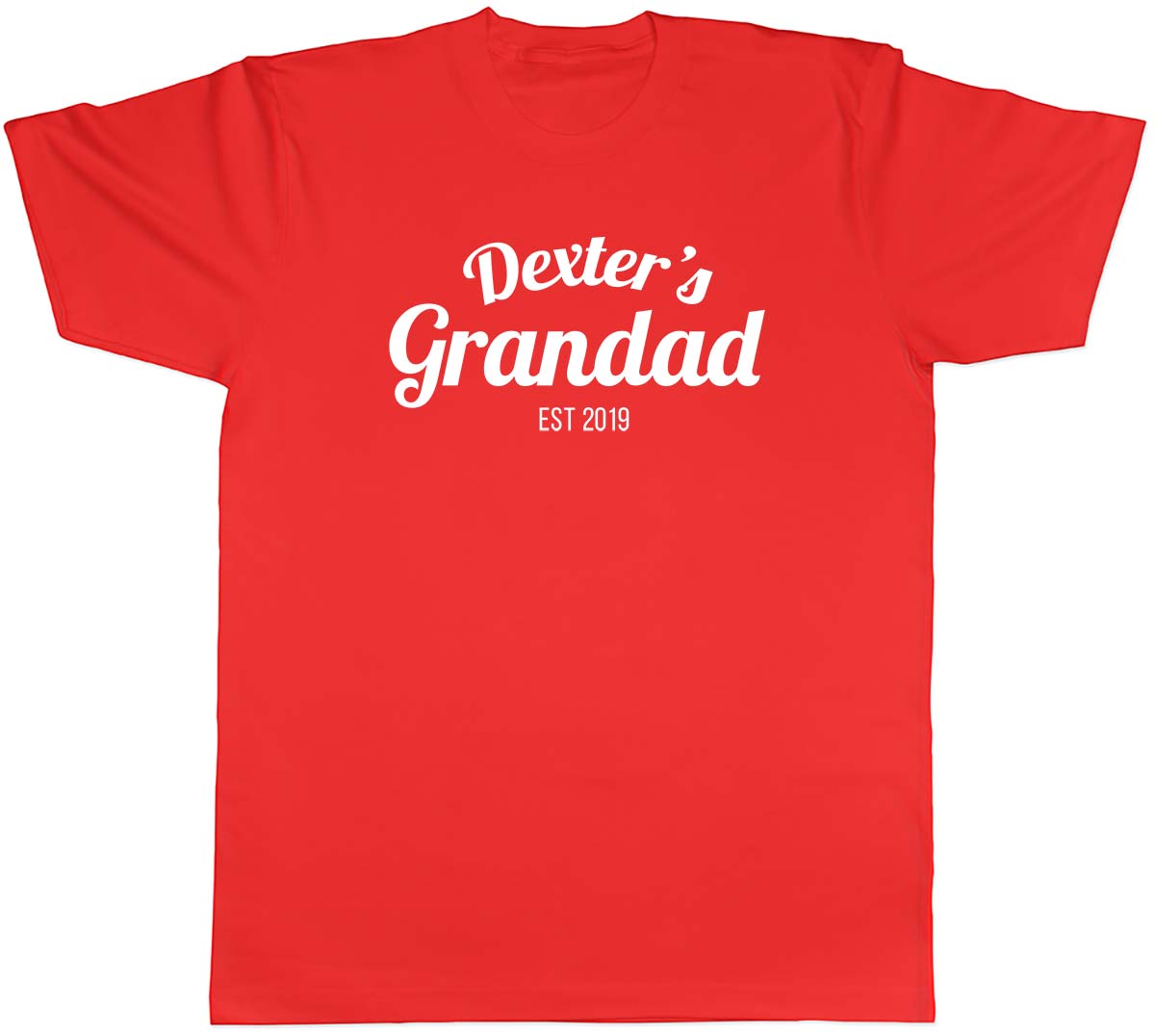 Personalised Grandad Est 2019 Unisexs Unisex TShirt Tee S