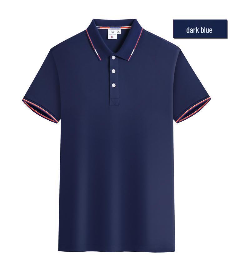 Custom Corporate Logo Polo Shirt - Short Sleeve Workwear for Summer Advertising & Team Outfits