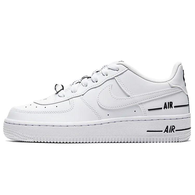 Pre-owned NikeAir Force 1 Lv8 LV8 3 GS CJ4092-100-P26085661010605