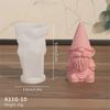 1pcs Santa Dwarf candle silicone mold 3D Faceless Santa Claus candle Plaster soap resin craft mold Christmas gift making tool