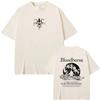 Camiseta Unisex Verano Estilo Horror Estampado Gráfico Game Bloodborne Fear The Old Blood Manga Corta Holgada para Hombre y Mujer
