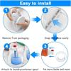 Cup Holder with Tray for Fabric Softener Dispenser - Washing Machine Accessory