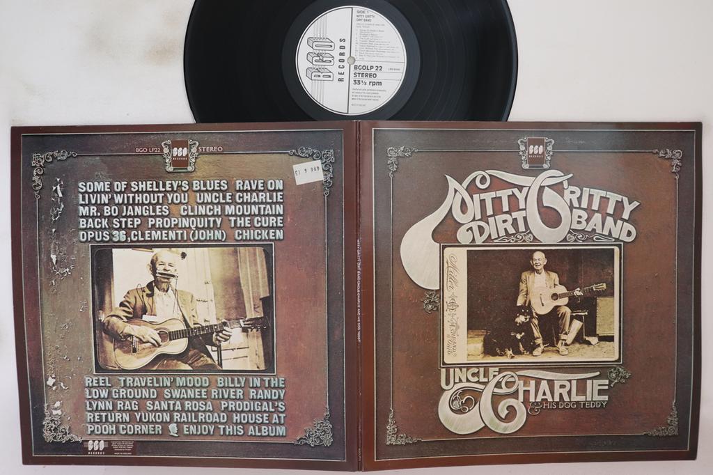 LP Record NITTY GRITTY DIRT BAND - Uncle Charlie & His Dog Teddy BGOLP22 BGO UK Rock Used