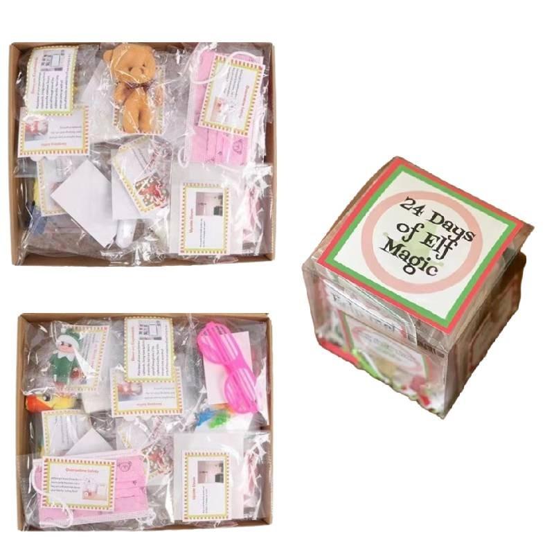 Delightful 2024elf Kit Featuring 24 Days Of Christmas Adorable Diy Decoration Pieces