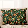 1 pieces-2D flat printing Christmas Patterned Throw Pillows Decorative Cushions Polyester pillowcase sofa decorative cushion cov