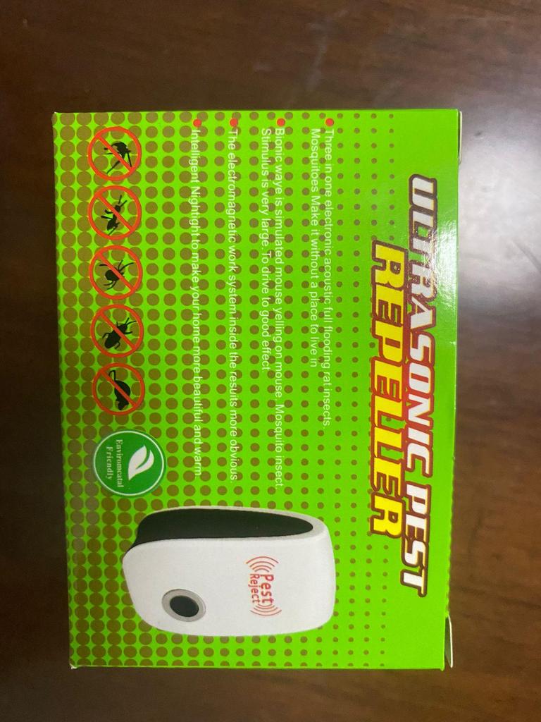 Smart Ultrasonic Pest Repellent for Cockroaches, Mosquitoes, and Mice - Electronic Home Pest Control Device