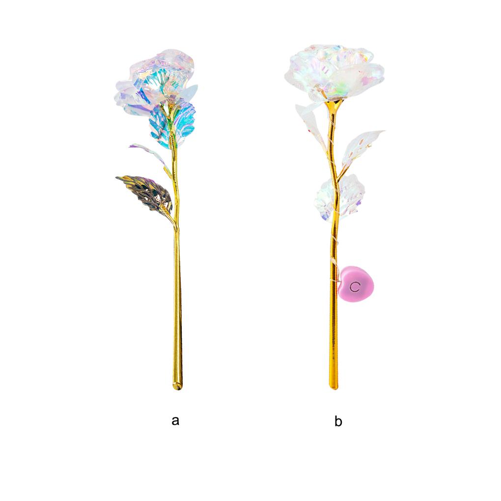 Artificial Flower Golden Foil Rose Wedding Anniversary Flower Party Decoration