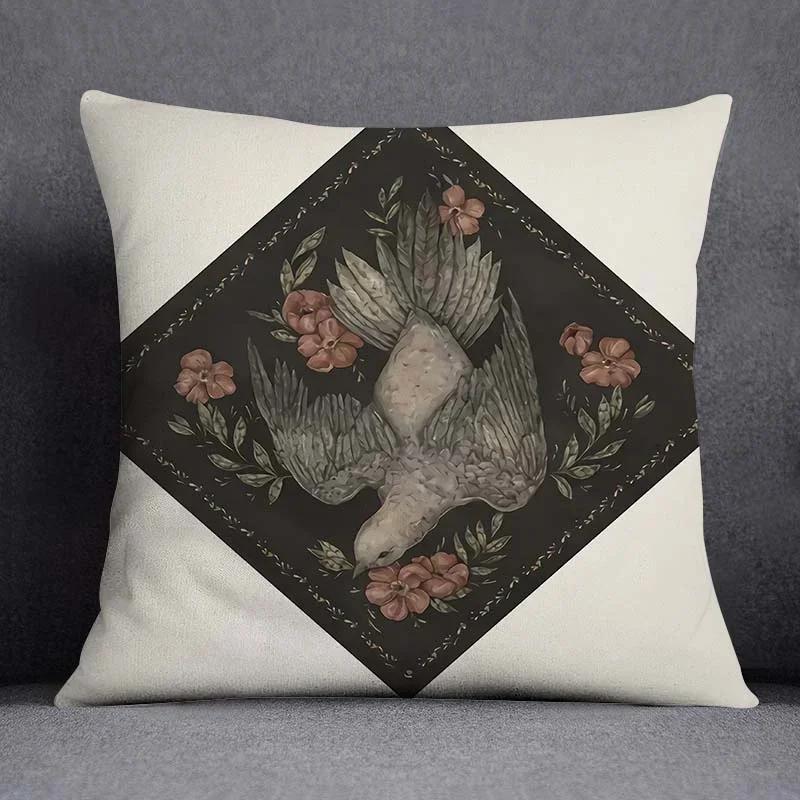 Forest Animal Series Decorative Pattern Pillowcase Living Room Sofa Bedroom Home Decoration Pillowcase Car Decoration Cushion