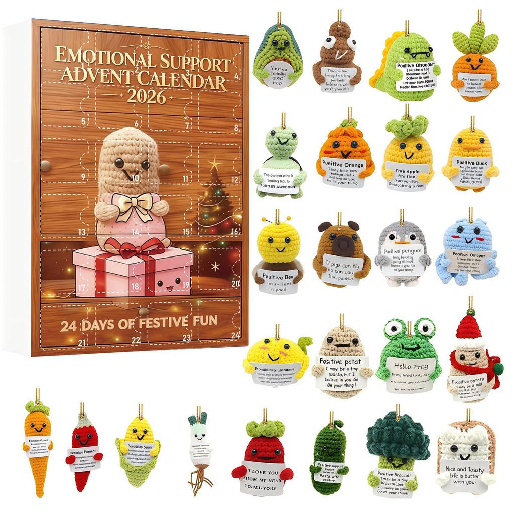 Christmas Support Advent Calendar With Cartoon Acrylic Components For Holiday Gifts And Celebrations