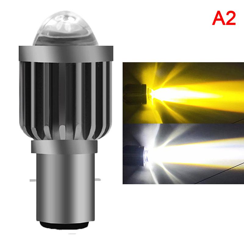 H4 Led H6 Ba20D Led Motorradscheinwerferlampen Csp Weiß Gelb Hi Lo Lampe