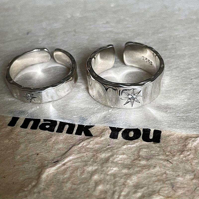 

Geometric Contemporary Star Couple Rings Stylish Design For Fashion Couples Forward