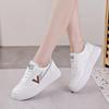 2024 Spring Korean Style Women's Thick Sole Platform White Shoes - Trendy, Breathable, Height-Increasing Casual Shoes for Students