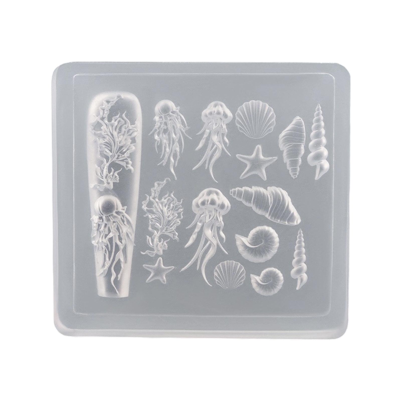 

Силиконовая форма для нейл-арта, аксессуар, формы, тема бантиков, 3D декоративная форма для ногтей, силиконовая текстура для различных типов ногтей 25