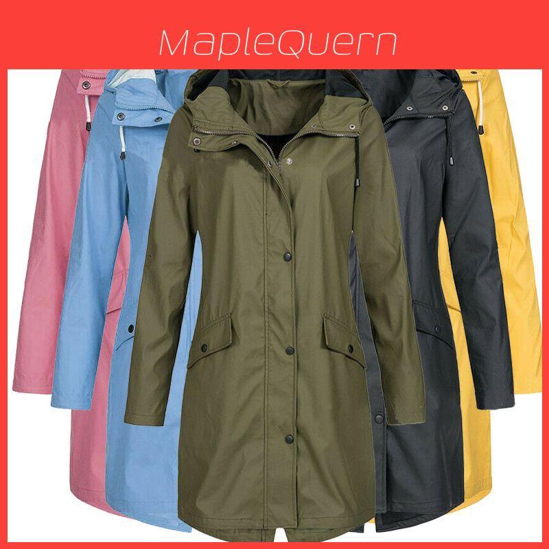 Jaqueta corta-vento com capuz elegante para mulheres, para montanhismo ao ar livre e uso casual