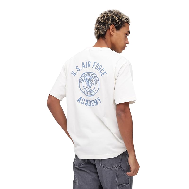 

[Avirex] WEB limited US AIR FORCE ACADEMY T-SHIRT air force academy short sleeve T-shirt men s 2XL 033 off white 783-5134041