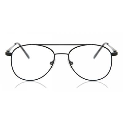 Óculos de grau infantil Smartbuy Kids Cadigal Mk3 47 da moda, aro completo, piloto, preto fosco