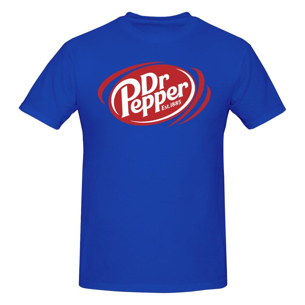Y2k Dr Pepper Soft Drink Box American Retro Tshirt Niche Simplicity Highdefinition Printing Basic Tee