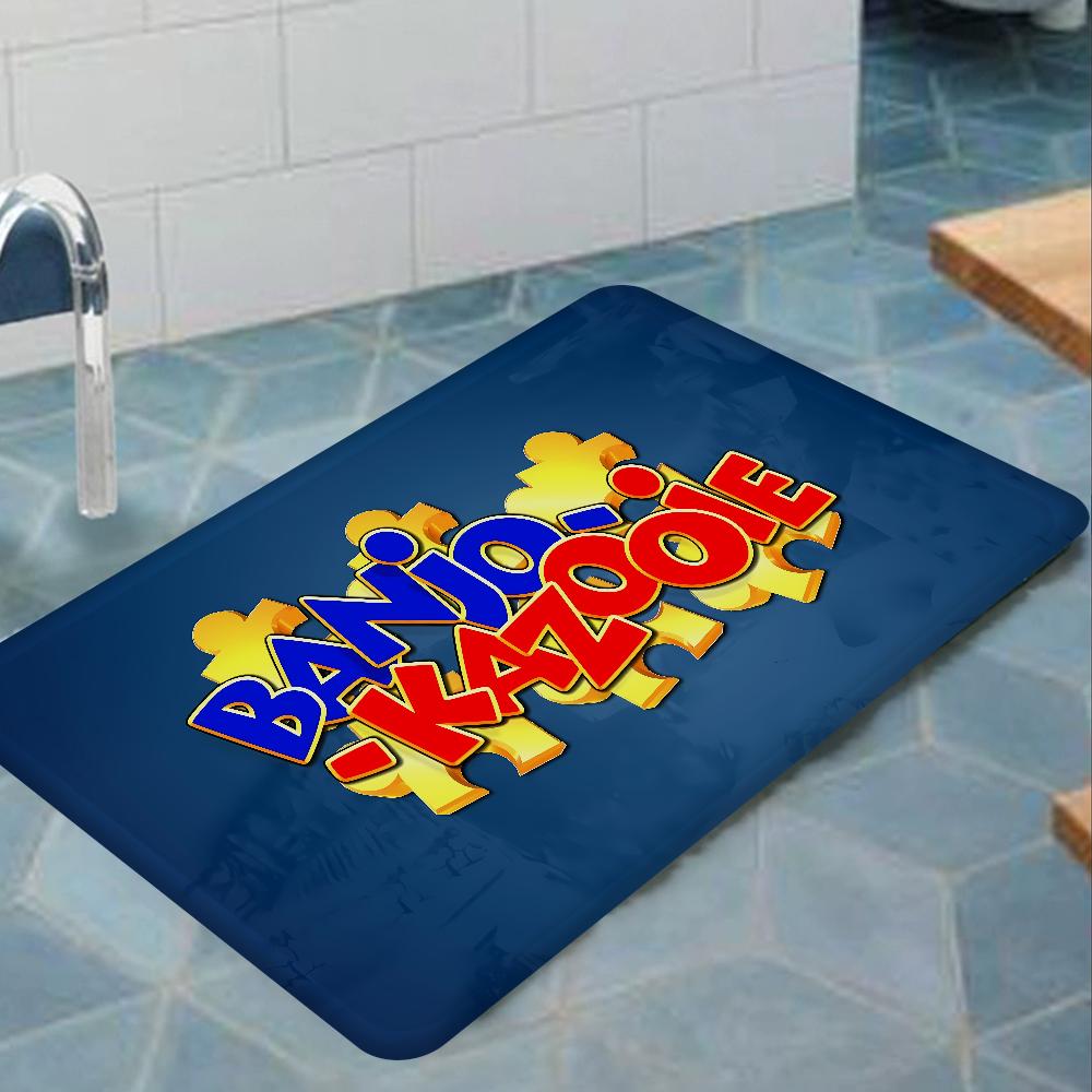 Banjo Kazooie Floor Mat Retro Multiple Choice Living Room Kitchen Rug Non-Slip Modern Home Decor 40x60cm