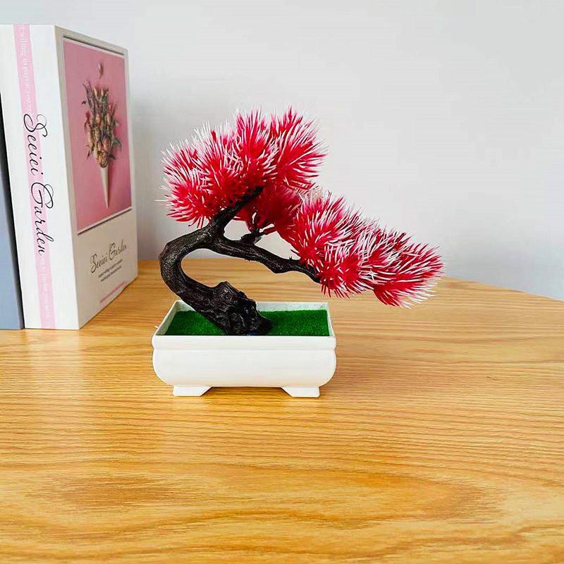 Pinus Plastic Hwangshanensis Plants Bonsai Plant With Realistic Appearance