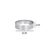 Round Stainless Steel Tart Rings 5-10cm DIY Cake/Baking Tools Biscuit/Pastry Moulds Practical for Dumpling Cutting Dessert Dishe