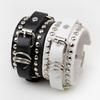 Cuff  Belt Metal Buckle Korean Hand Rope PU Leather Bracelet Rivet Chains Bracelets Women Wristband