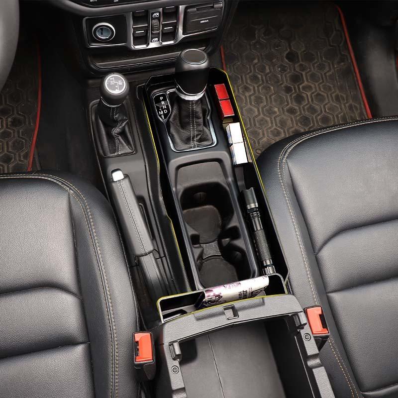 Car Gear Storage Box Organizer Container For Jeep Wrangler JL For JT Gladiator 2018 Up Interior Stowing Tidying Accessories