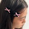 FANTASTIC PLANET [2SET] black pink ribbon velvet hair pin