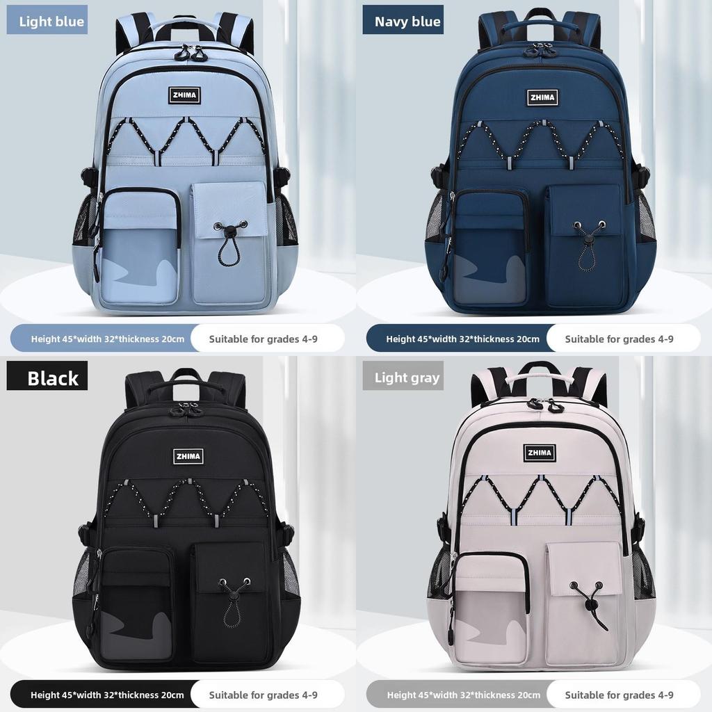 Sesame Baby Junior Student Backpack With Lightweight Nylon Material For School Use